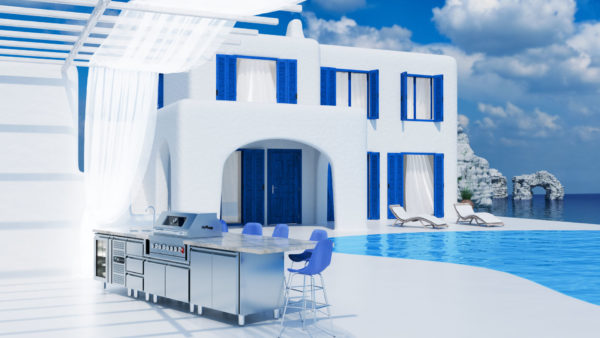 ΕΡΜΑΡΙΟ INOX BBQ TGH-B1-B8B-G ΜΕ ΣΥΡΤΑΡΙΑ